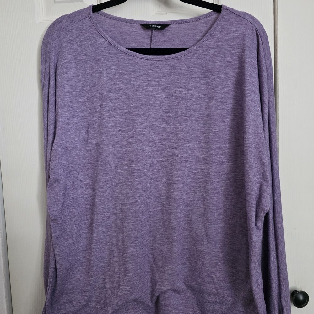 Women's Long Sleeve Purple Top